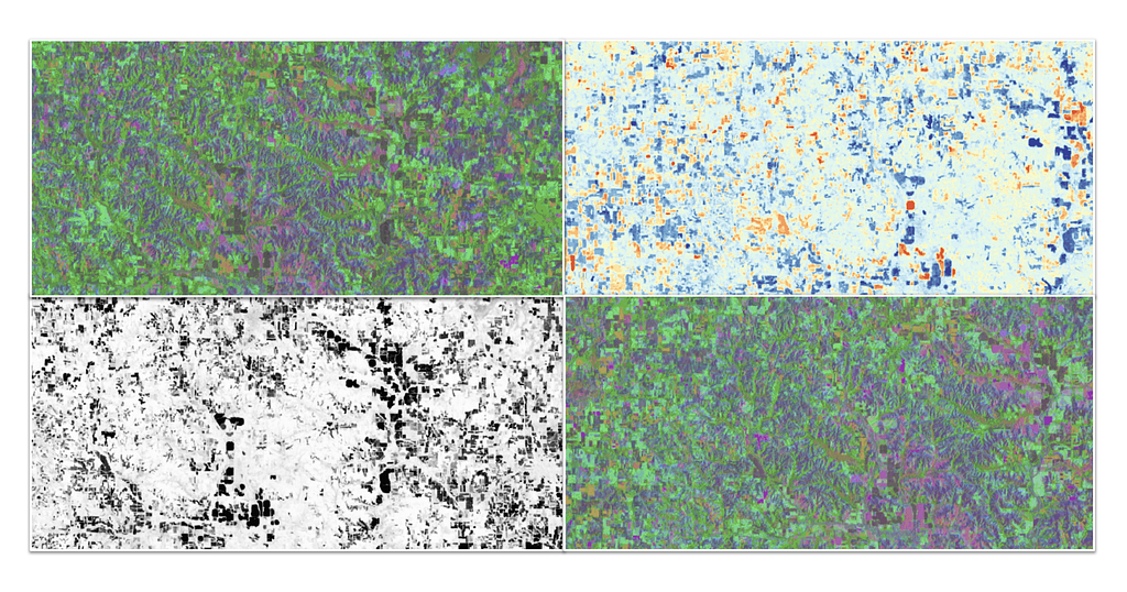 Google Earth and Earth Engine - Medium - Rethinking Change Detection and Attribution: How You Compare Satellite Embeddings Matters
