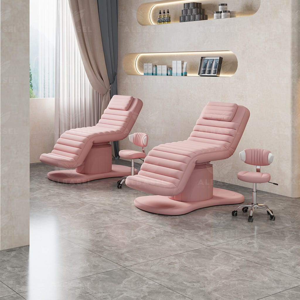 How to Choose the Perfect Salon Furniture to Pop Up Your Beauty Salon Interior — al basel cosmetics — salon spa bed — massage bed- spa bed electric