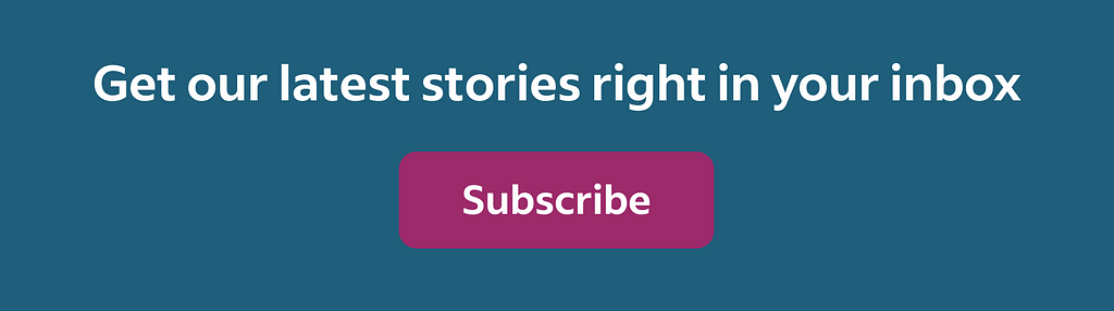 Subscribe to our email newsletter to get our latest stories right in your inbox.