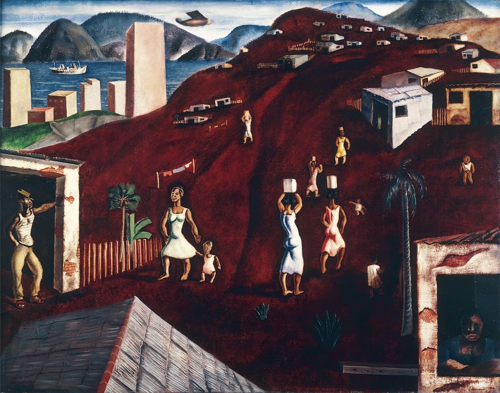 Morro, de Cândido Portinari, 1933. Museu de Arte Moderna, Nova York.
