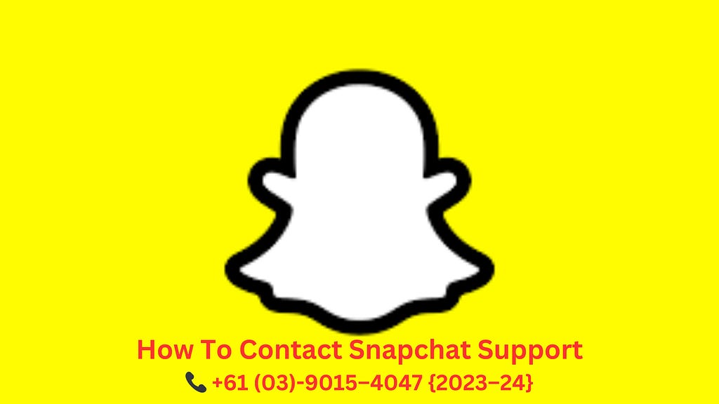 Contact Snapchat Support 📞 +61 (03)-9015–4047