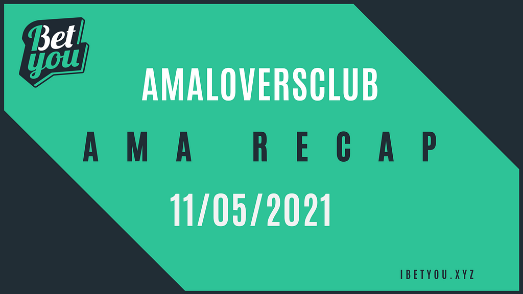 AMALoversClub AMA recap