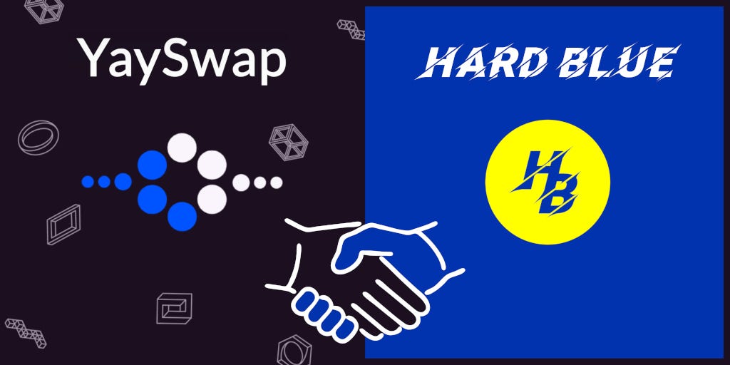 Hard Blue forms partnership with YaySwap