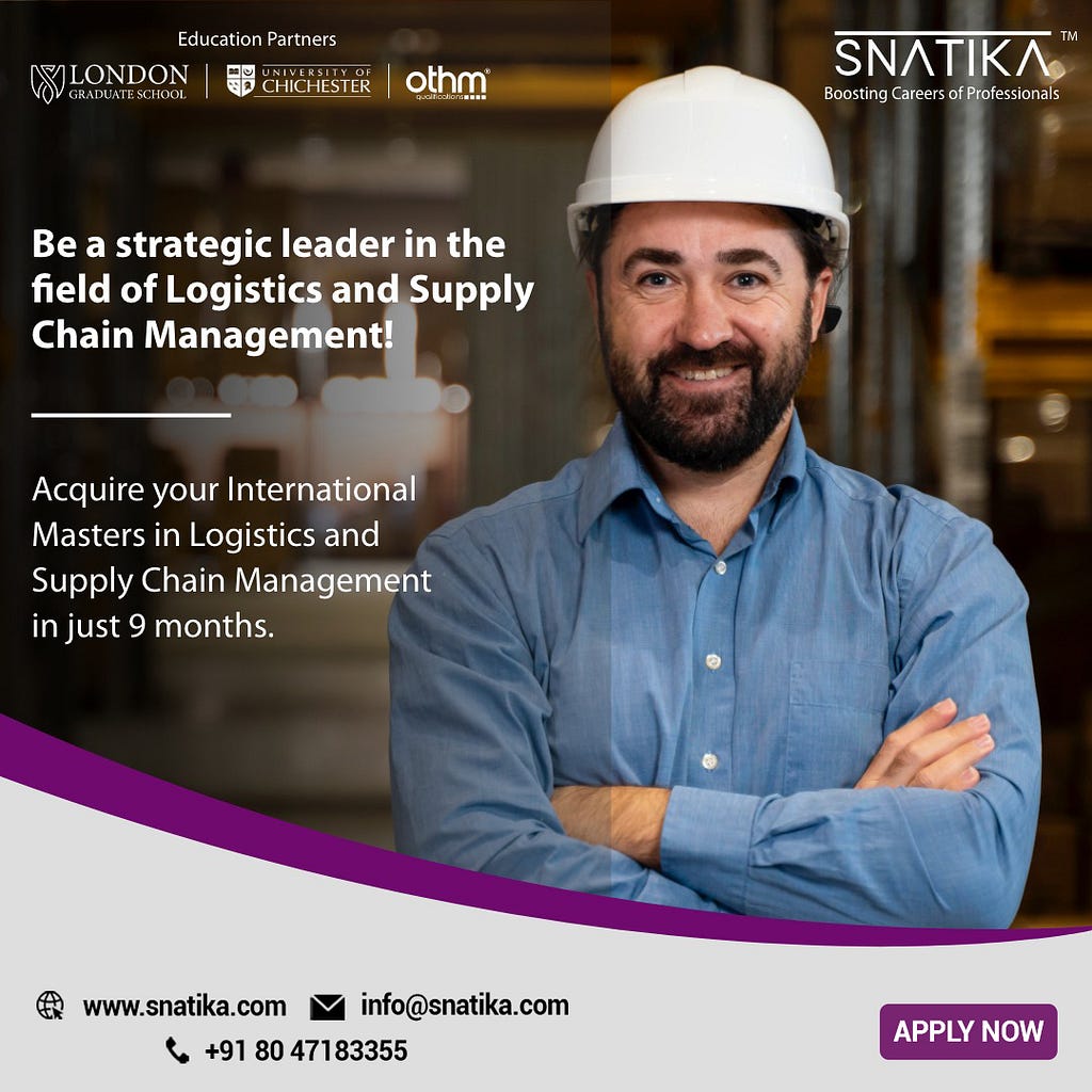 MASTERS IN LOGISTICS AND SUPPLY CHAIN MANAGEMENT