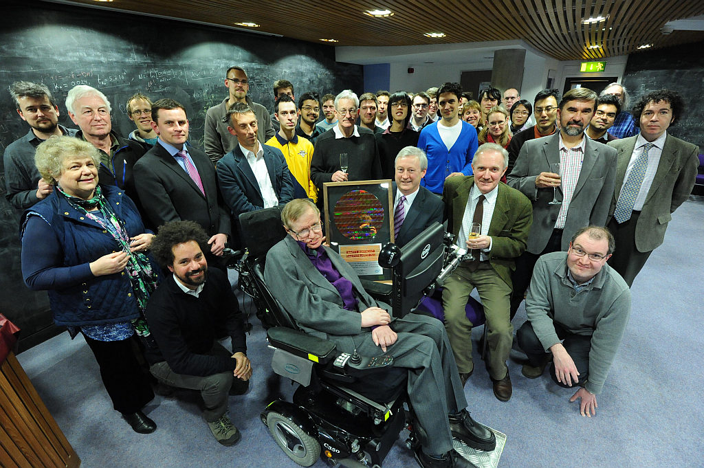 Stephen Hawking and his colleagues