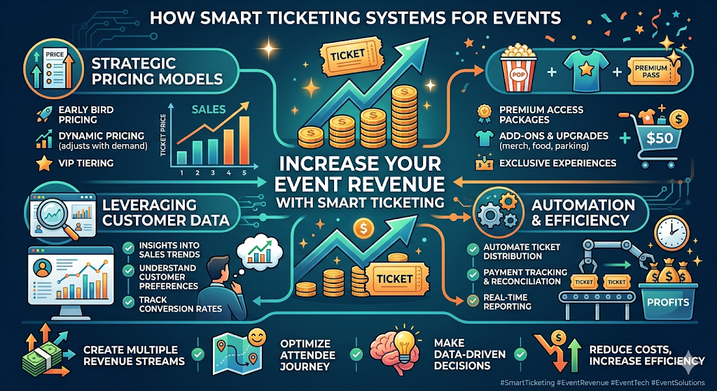 How Smart Ticketing System for Events Can Increase Your Event Revenue