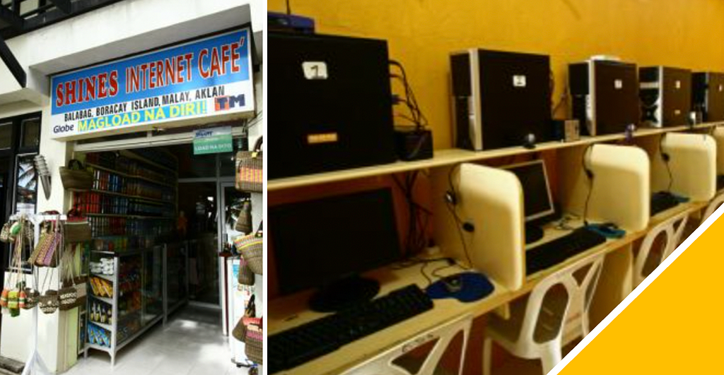 Early Internet Cafe