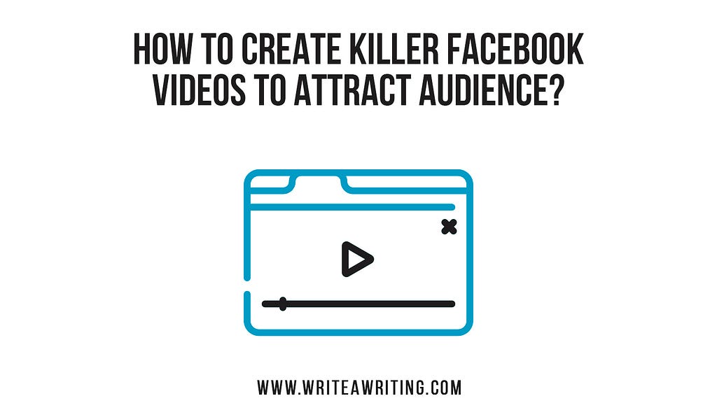 Facebook Advertisement, Video Creation, Audience Engagement