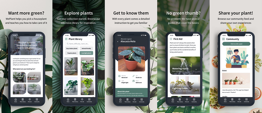 App-store assets for WePlant