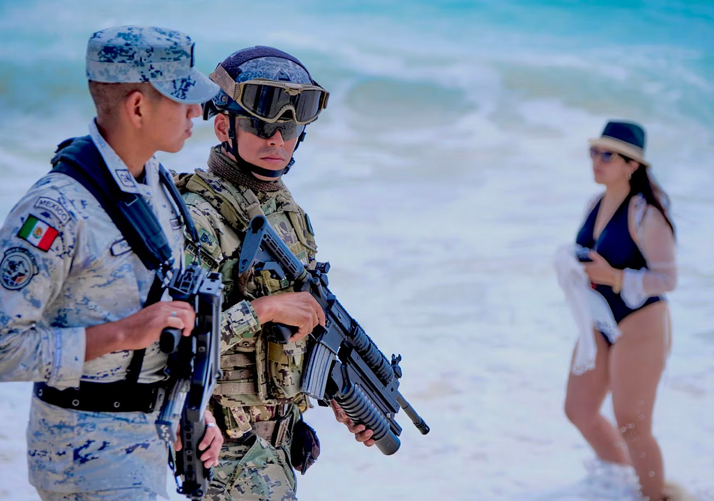 National Guard Patrolling Isla Mujeres