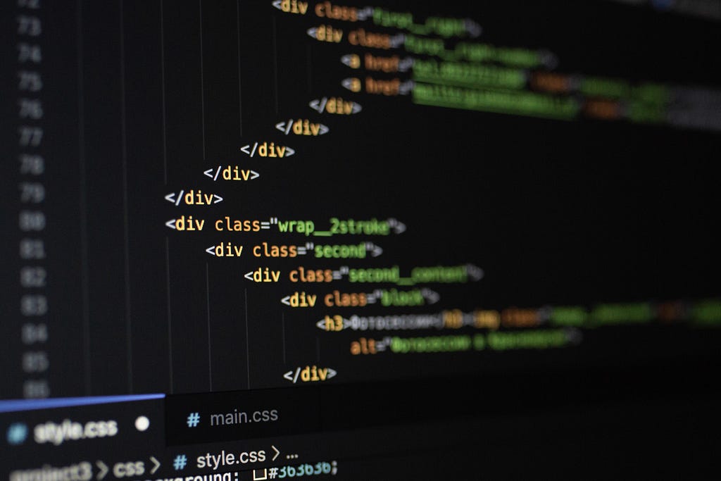 HTML code — learn the fundamentals of front-end development