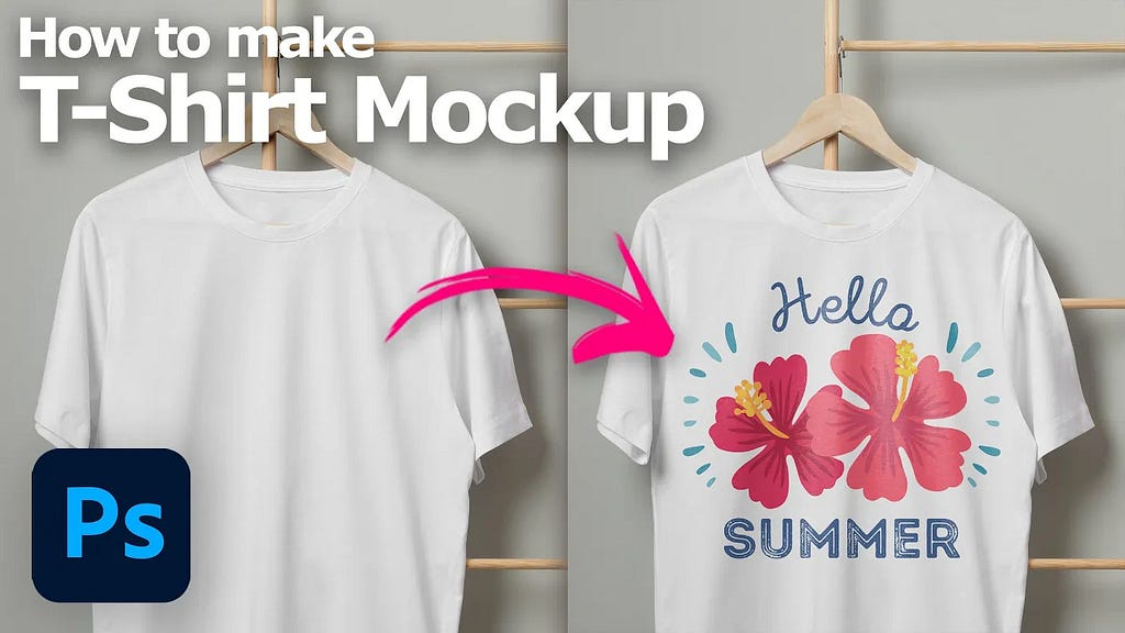 How to create realistic t shirt mockups in Photoshop