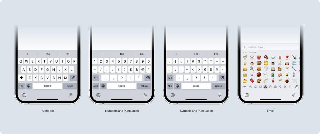 Default keyboard for iOS