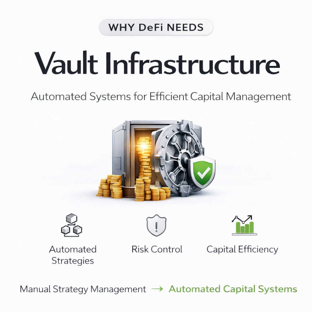 Why Vault Infrastructure Is the Missing Layer in DeFi