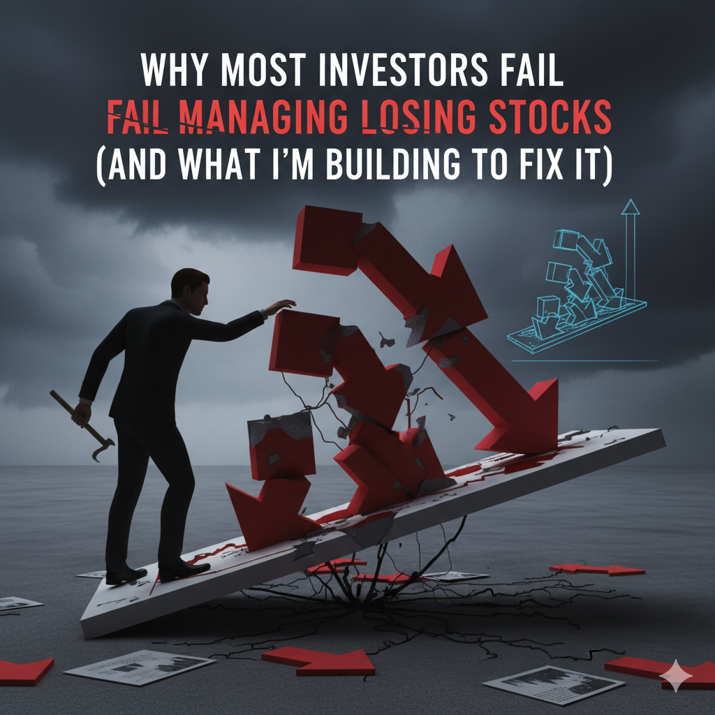 Why Most Investors Fail at Managing Losing Stocks (And What I’m Building to Fix It)
