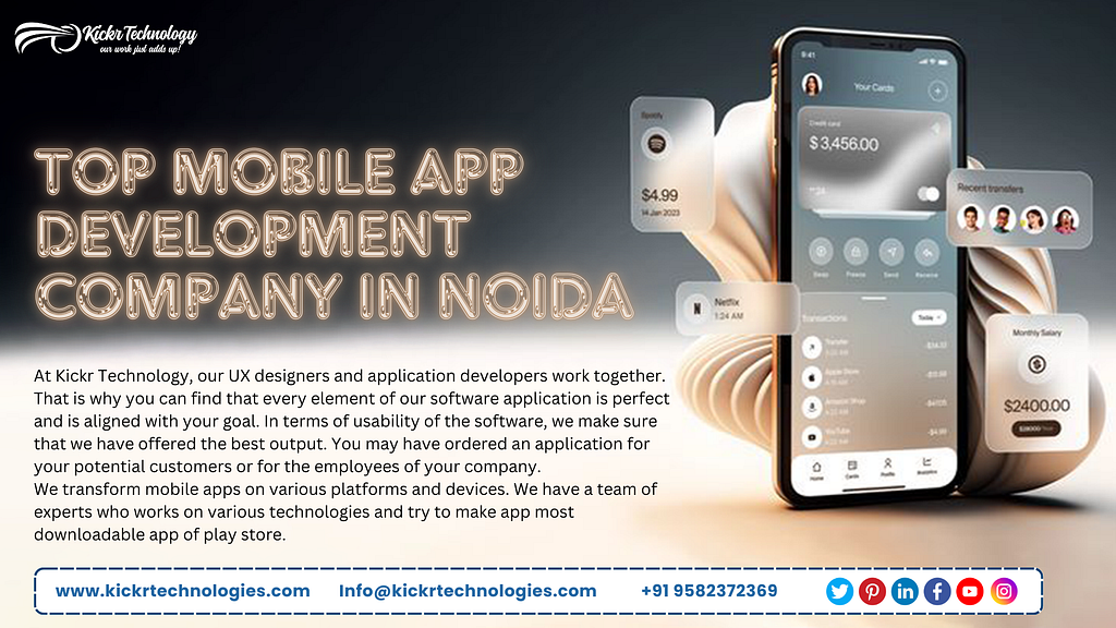 Top mobile app development company in Noida