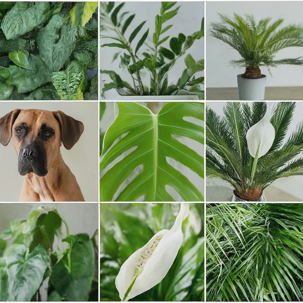 Toxic houseplants for dogs