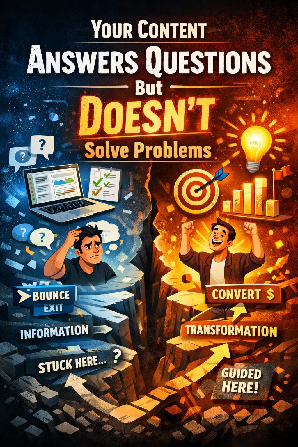 Your Content Answers Questions — But Doesn’t Solve Problems