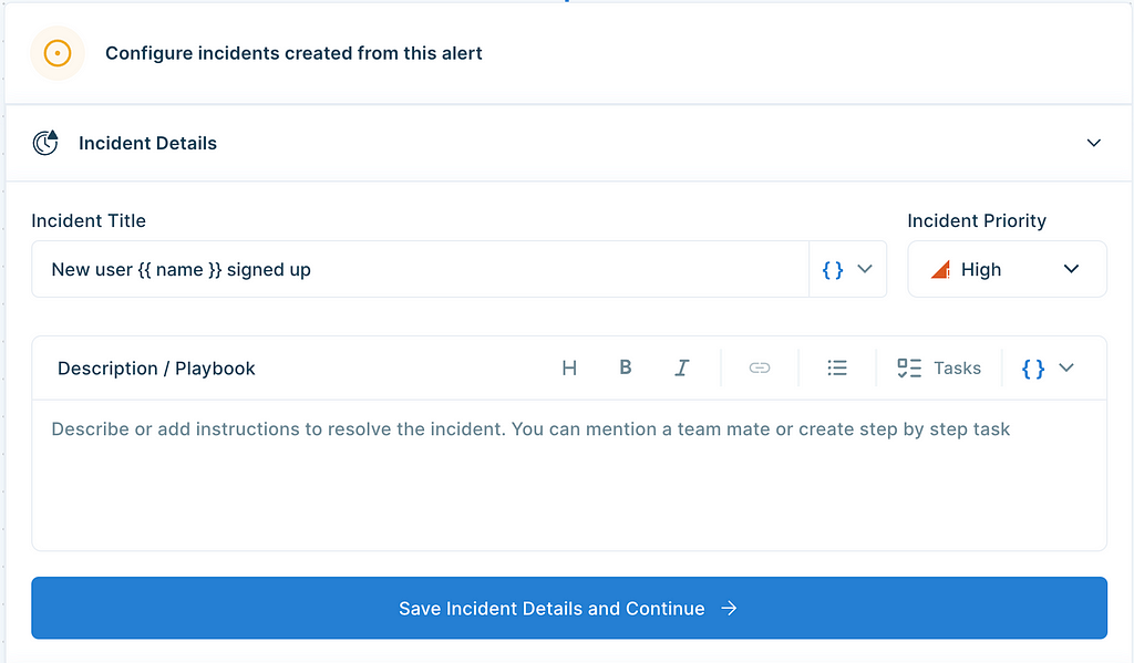 Configure incidents on Locale to provide better context to the users receiving alerts