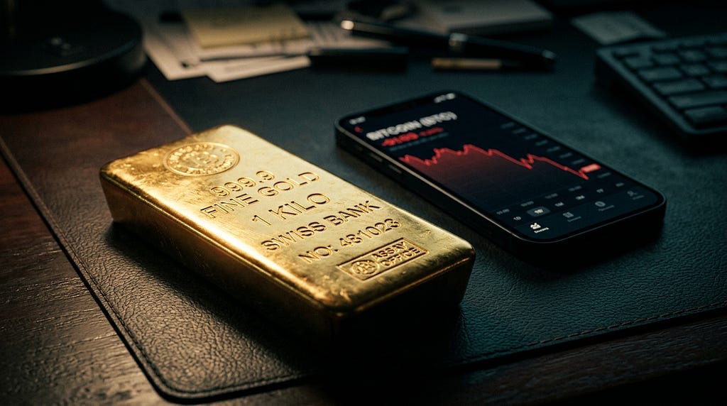 Gold Got Its Hedge Back. Bitcoin Got the Margin Call.