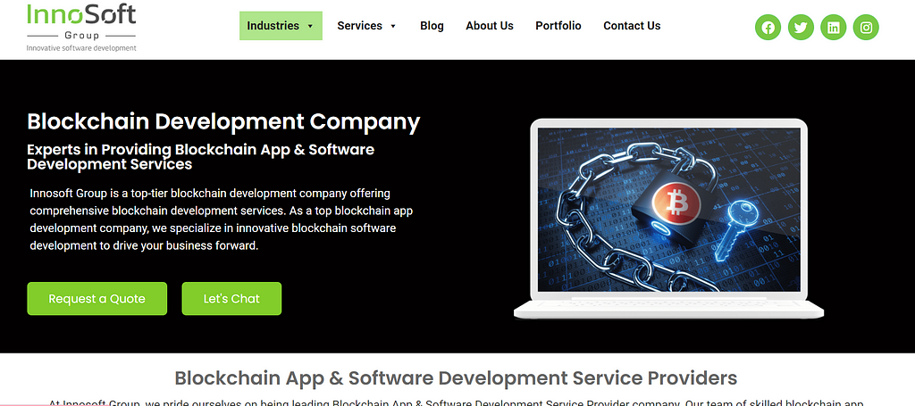 Innosoft group blockchain software development company