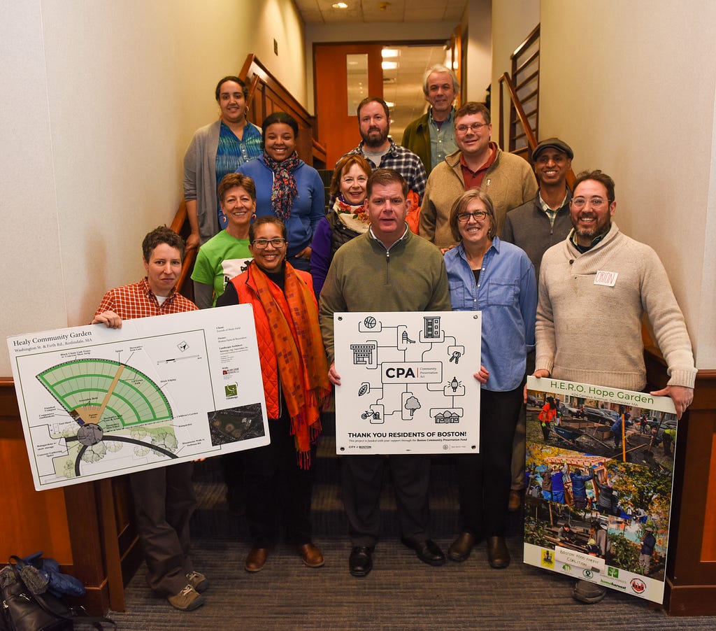 Mayor Walsh joined CPA grantees at the 44th Annual Gardeners Gathering by the Trustees on March 23, 2019.