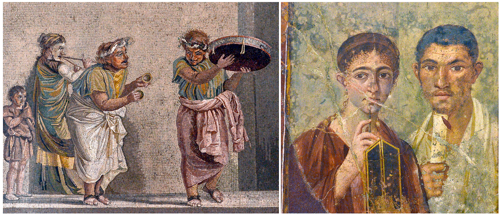 Fresco in Pompeii — Italy