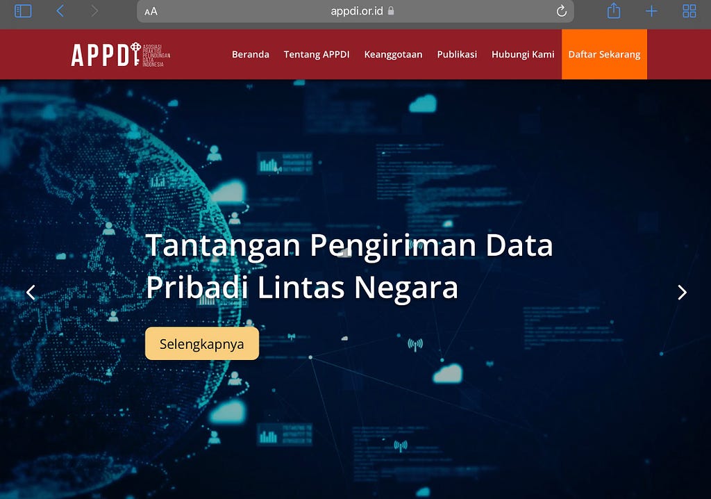 Asosiasi Praktisi Perlindungan Data Indonesia APPDI — Data Protection Officer DPO