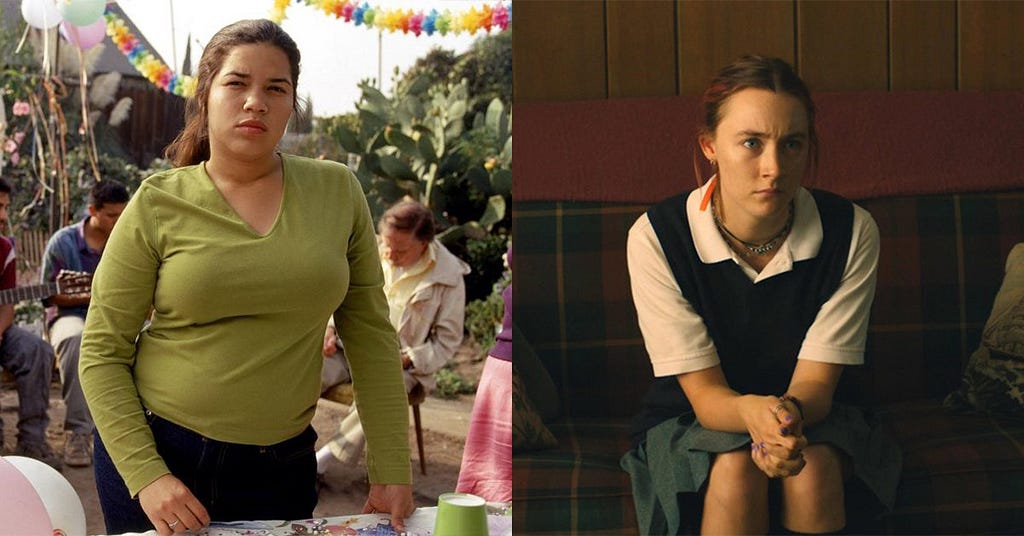 Coming of Age So White: Lady Bird and Real Women Have Curves as tributes to messy young women