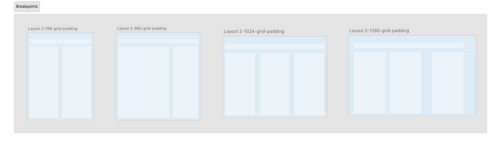 Proposed breakpoints deliverable and grid system