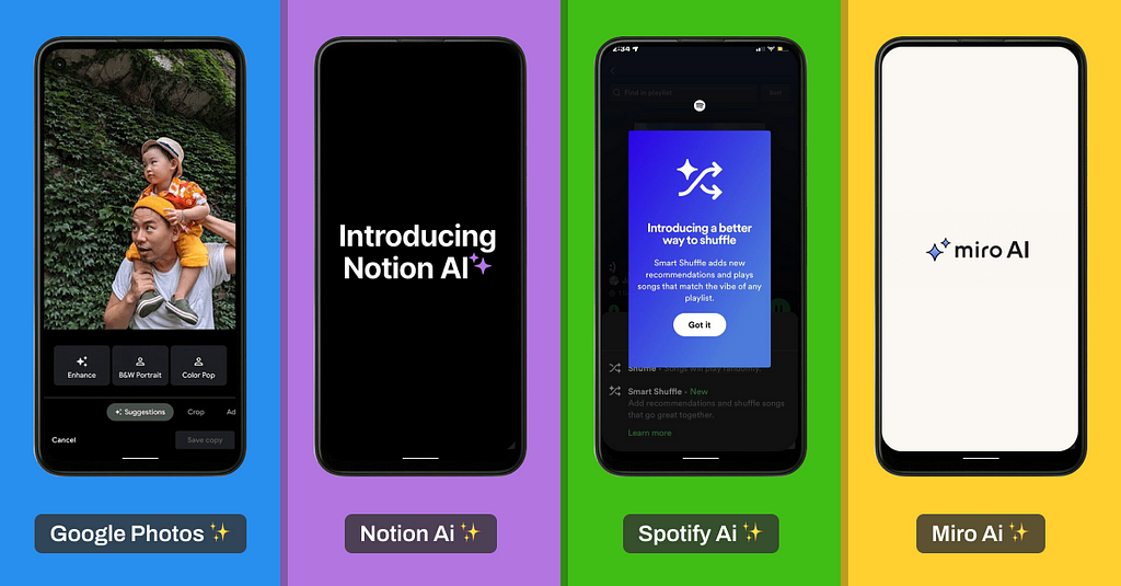 Spark icon represents Ai