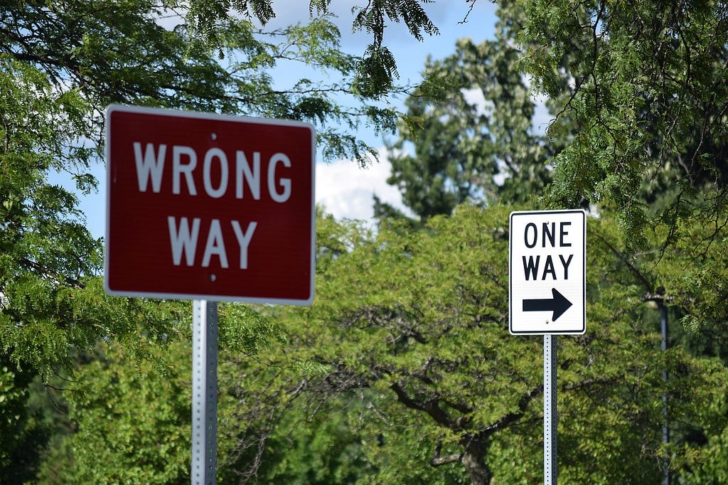 Two traffic signboards.