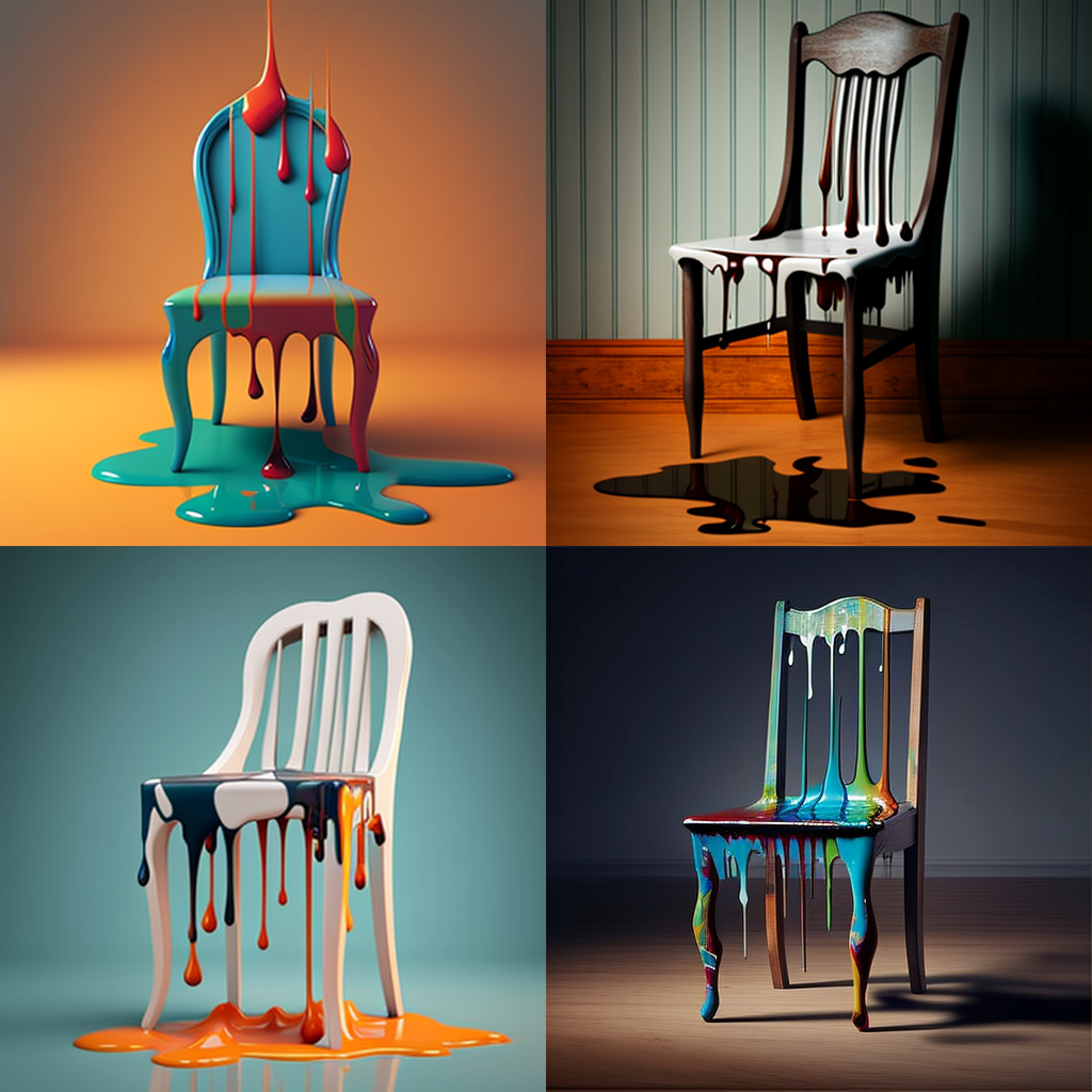 chairs, drip