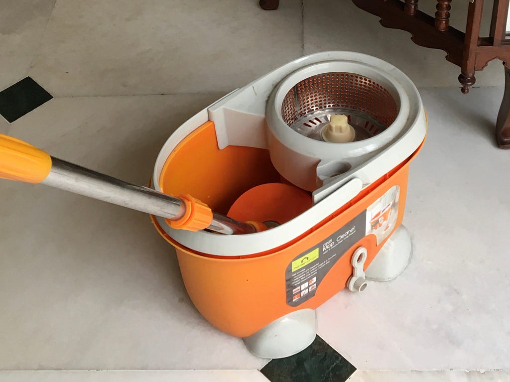 picture of the mop bucket