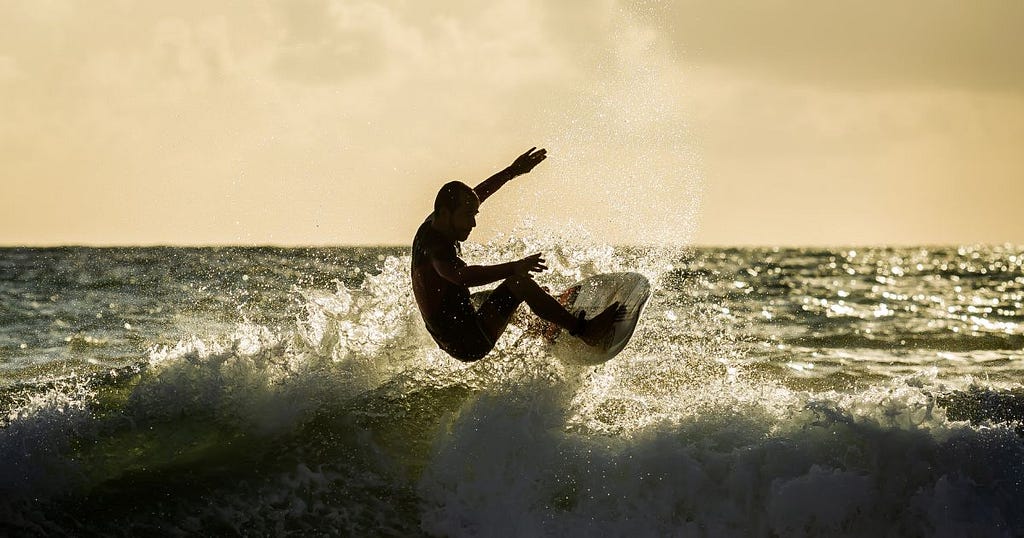 great waves and beautiful beaches in Santa Catarina