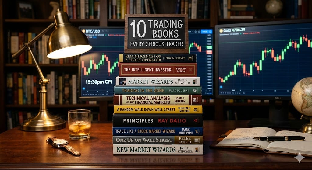 The 10 Trading Books Every Serious Trader Must Read (And the Single Pattern That Connects Them All)