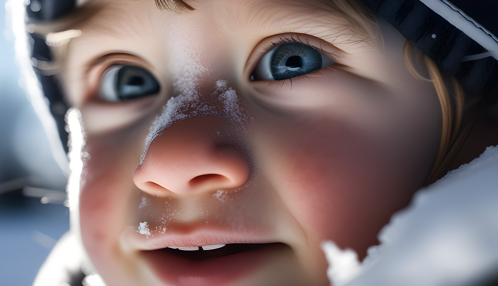 Photorealistic Image of a Kid Playing in the Snow | Source: ArtSpace.ai