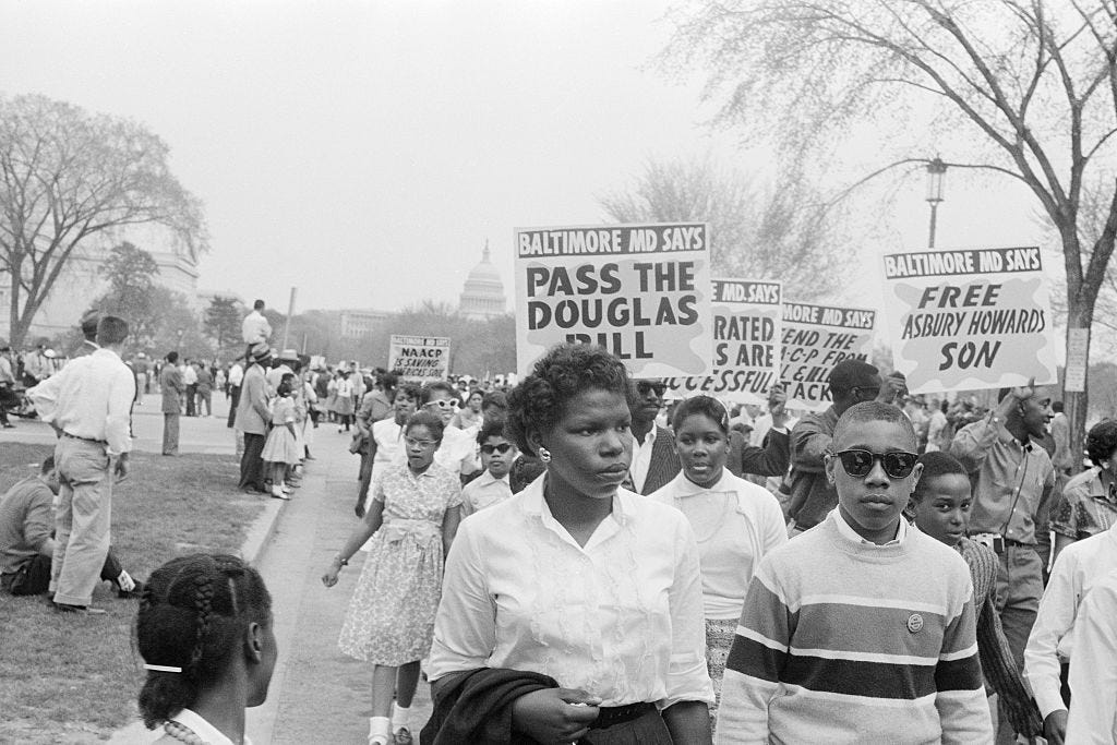 April 18, 1959: Students Petition and March for Integrated Schools