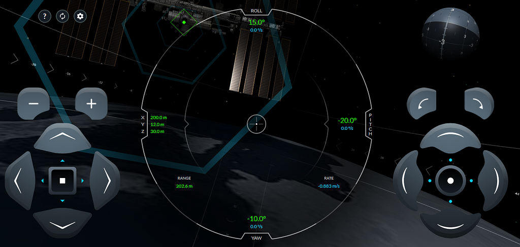 The ISS Docking simulator