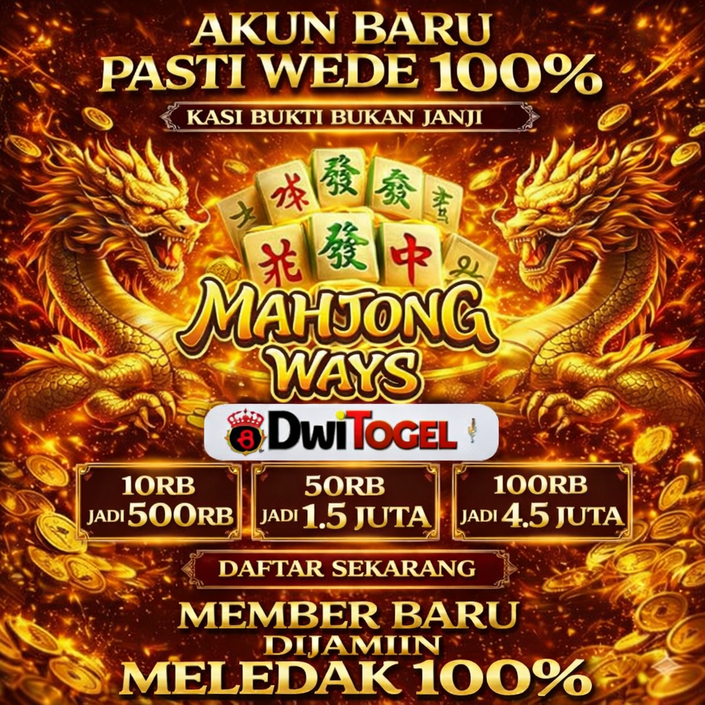  Kesempatan gak datang dua kali!
 Gabung di DWITOGEL sekarang juga 