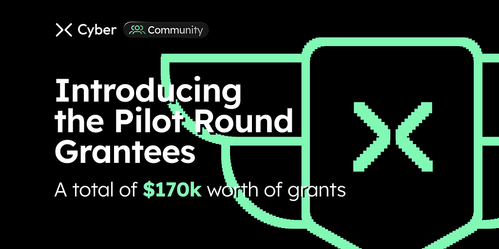 Intoducing the Pilot Round Grantees: A total of $170k worth of grants