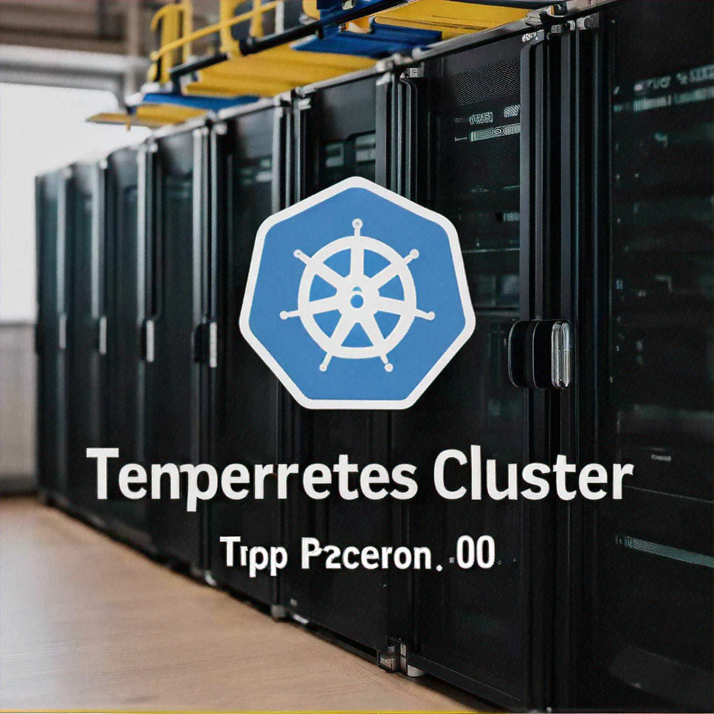 Featured Image: A picture of a Kubernetes cluster with a shield icon in the center.