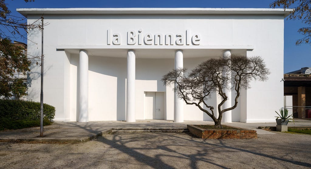 Video production at La Biennale Architecture in Venice