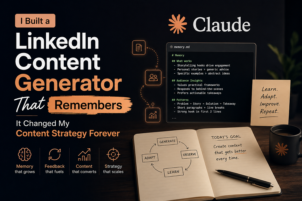 I Built a LinkedIn Content Generator That Remembers — It Changed My Content Strategy Forever