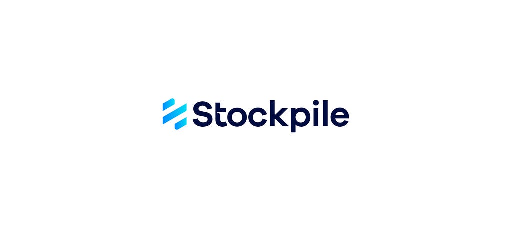 Stockpile’s Logo in a Header Image