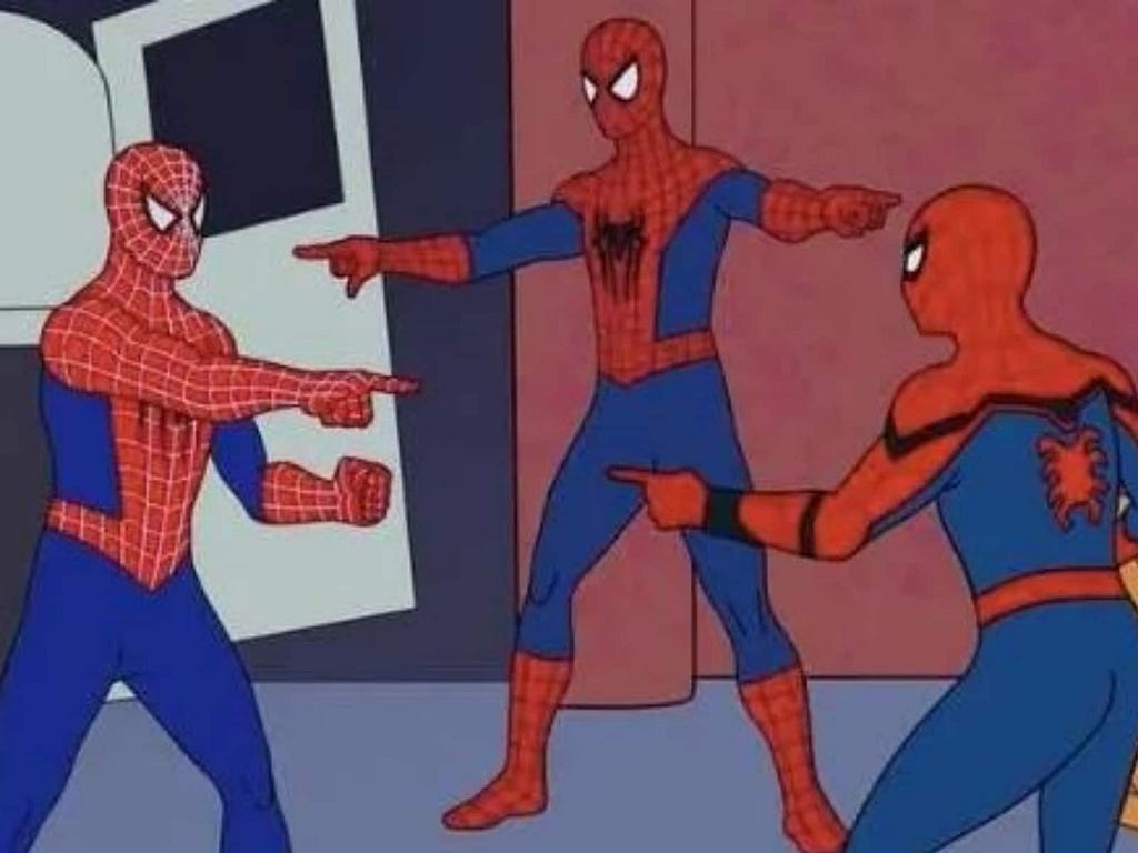 NFT meme, Meme, Spiderman in 3s, Spiderman meme