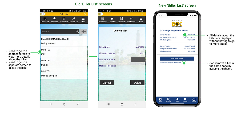 Before & after: Registered service providers