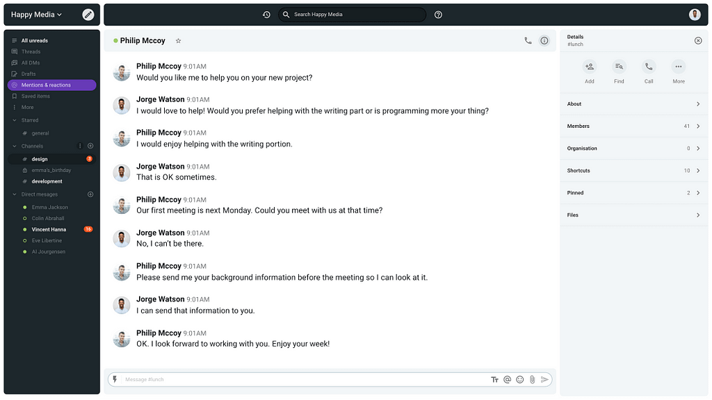 Pumble alternative to Slack