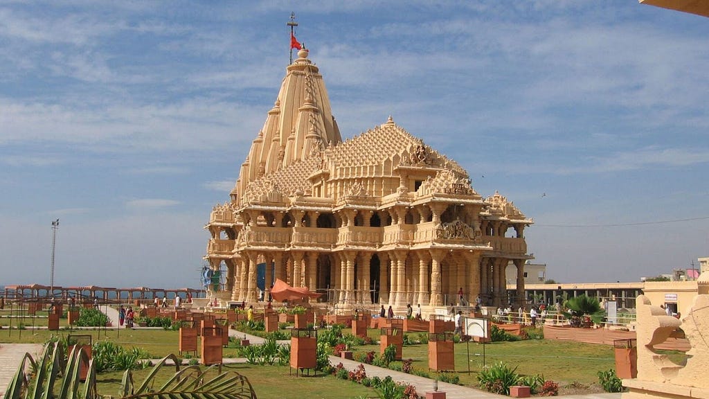 Somnath temple in Gujarat