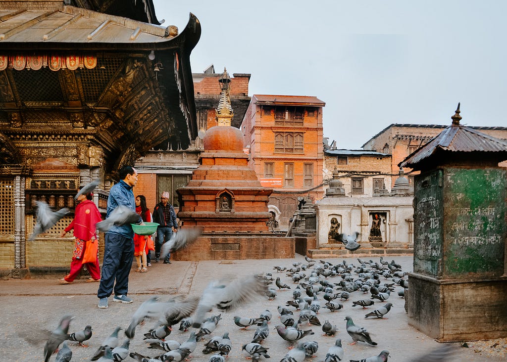 Kathmandu Durbar Square is one of the best tourist attractions in Nepal